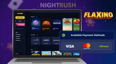 Flaxino Casino deposit methods