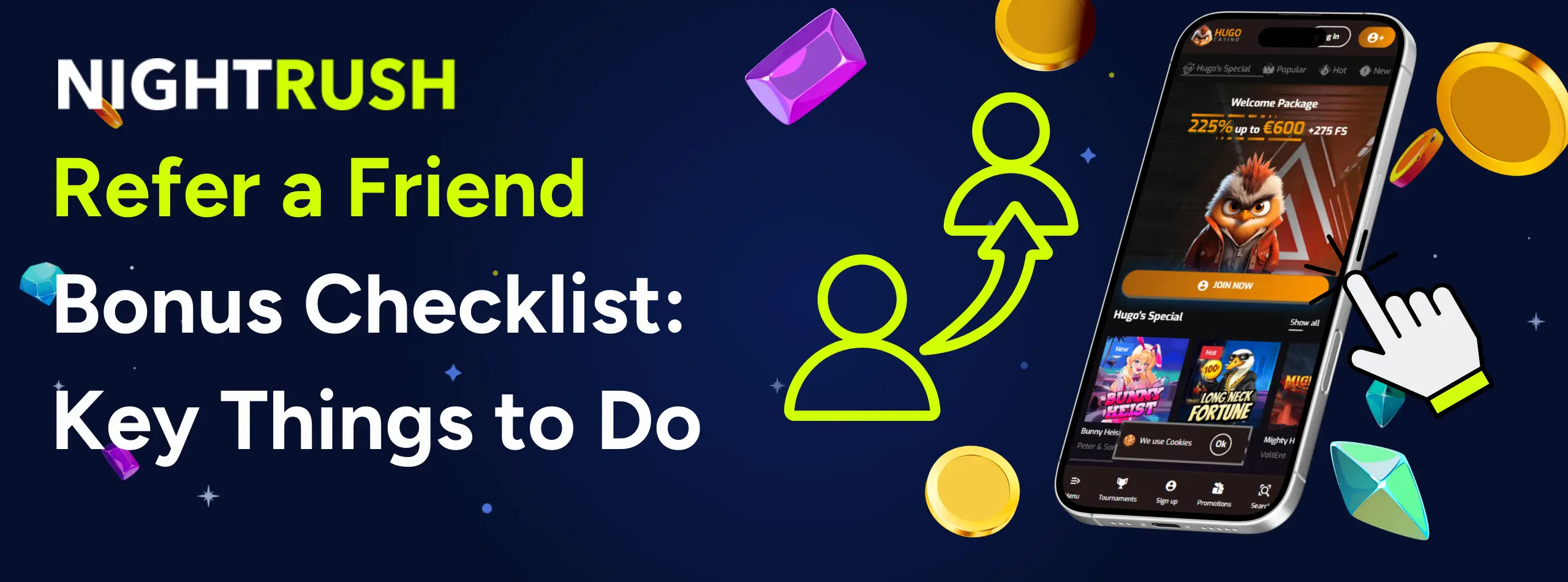 Refer a friend bonus checklist