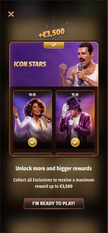 WestAce casino icon stars section