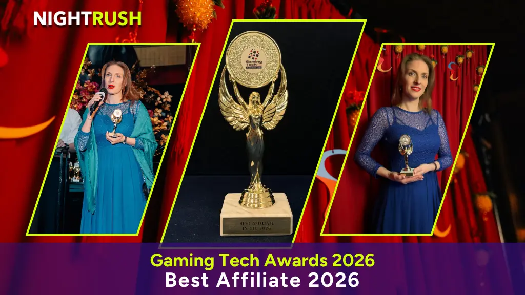 Nightrush Wins Best Affiliate in CEE at the 2026 Gaming Tech Awards