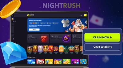 King Games Casino homepage