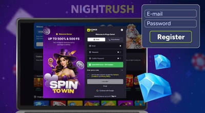 King Games Casino registration screen