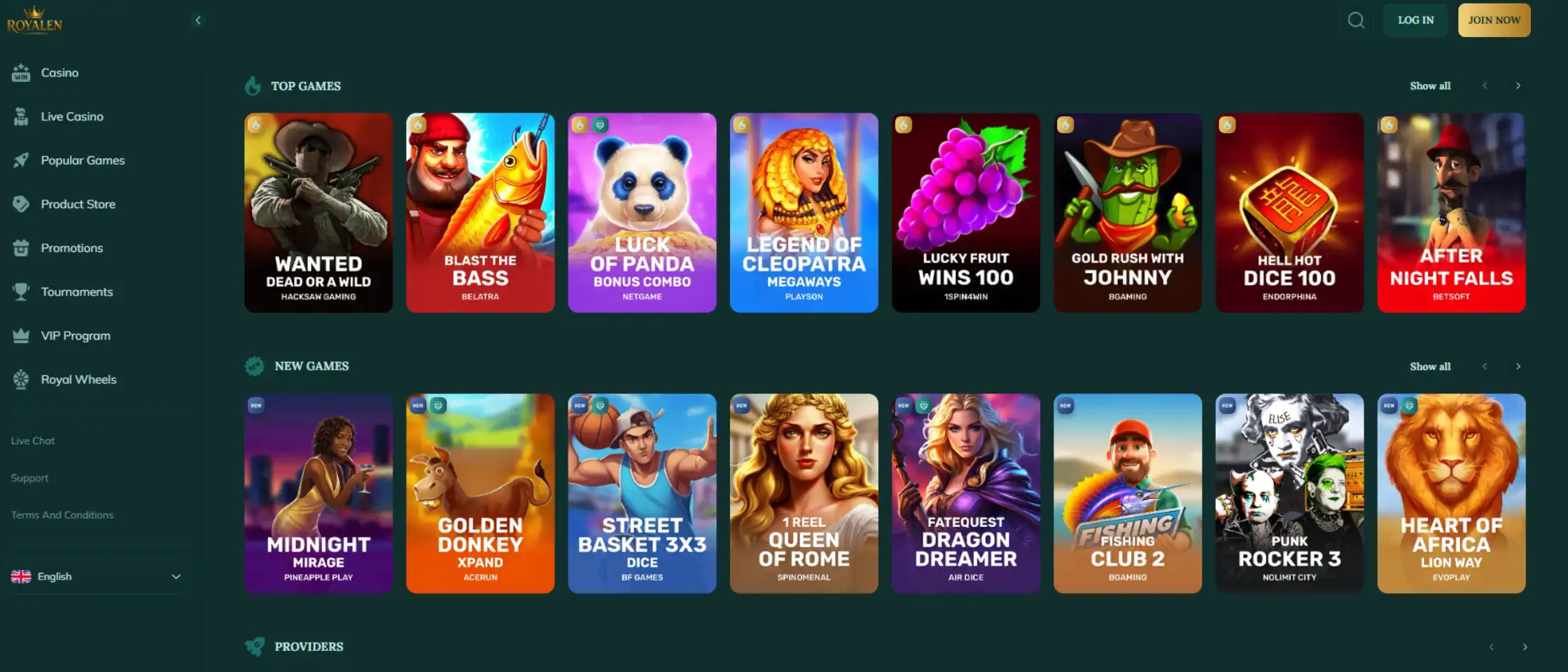  Screenshot of game lobby of Royalen