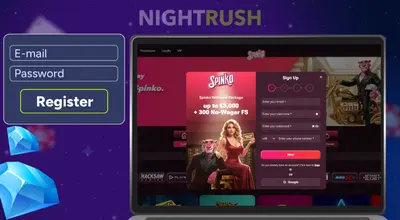 Spinko Casino registration page