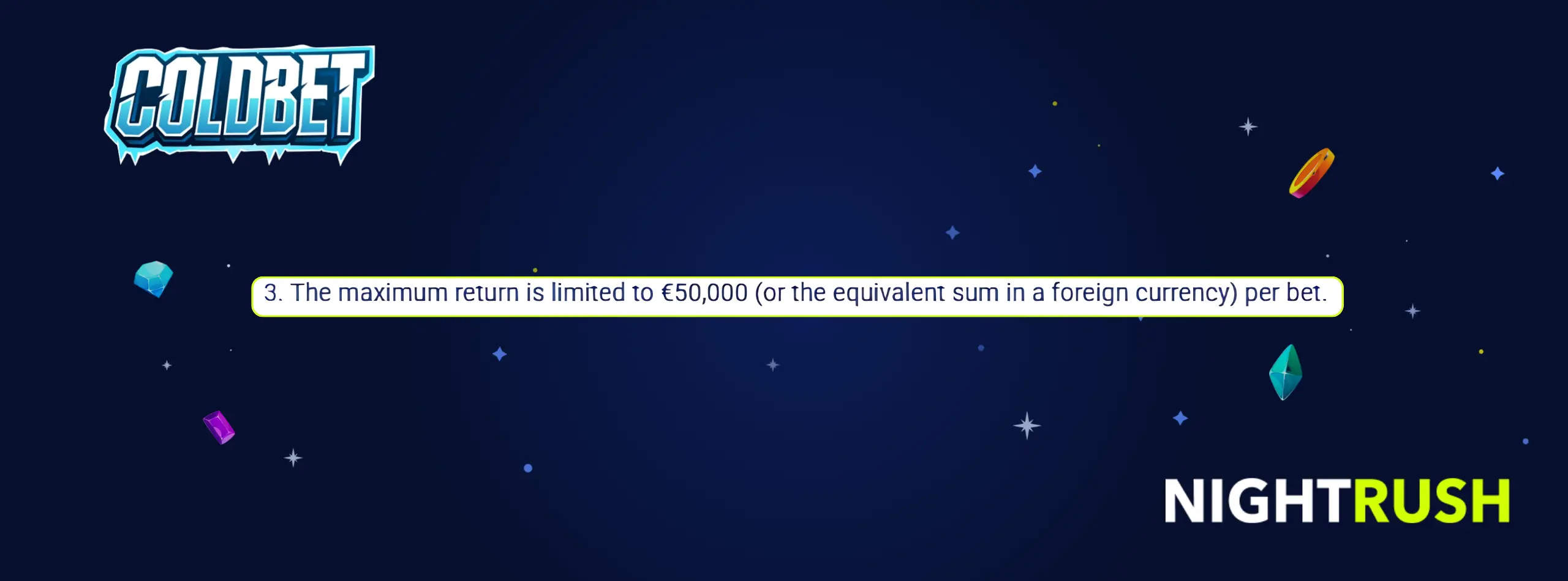Coldbet Casino maximum bet