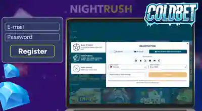 Coldbet Casino registration screen