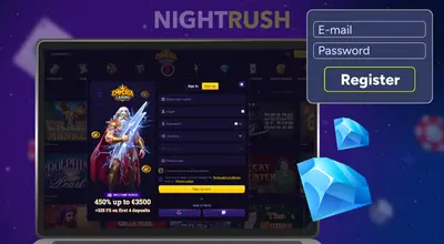 Emperia Casino sign up page