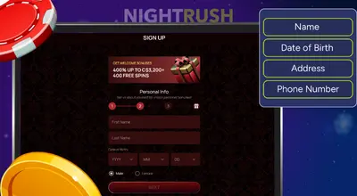 AngelSpin Casino registration page