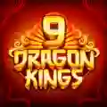 Game logo for 9 Dragon Kings set against an ornate, radiant red background.
