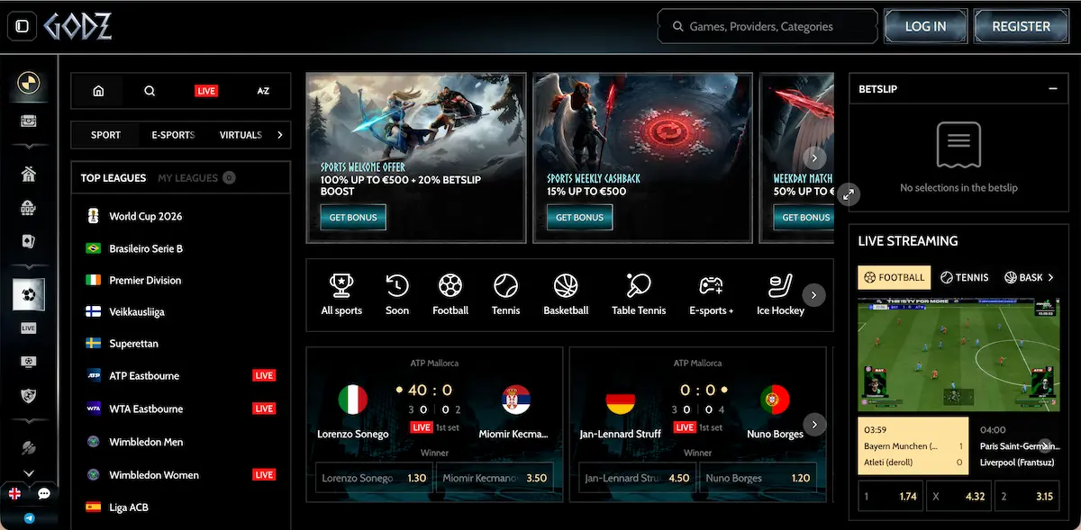 Godz sportsbook.