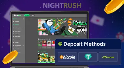 PickWin Casino payment methods