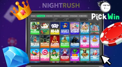 PickWin Casino games page