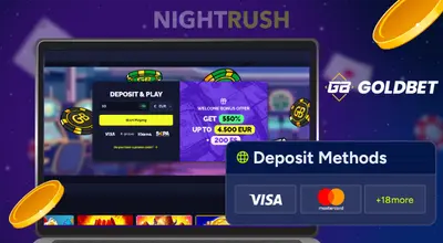 Goldbet Casino payment methods