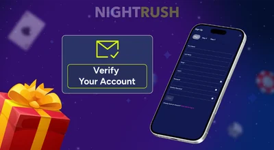 Smartphone displaying a registration form next to account verification text.