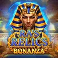 Ra’s Relics Bonanza by Booming Games logo.