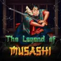 Game art for The Legend of Musashi depicting a cartoon samurai wielding a katana.