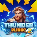 Thunder Plinko 2 game logo.
