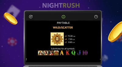 Versailles Gold, jossa on scatter-ominaisuus ja kultaa kannettavalla tietokoneella.