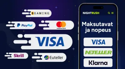 BGaming-logo ja useita maksutapoja puhelimessa.