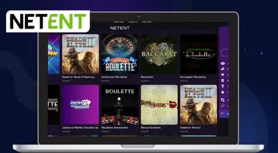 Kolikkopelit yhdessä NetEnt-logon kanssa.