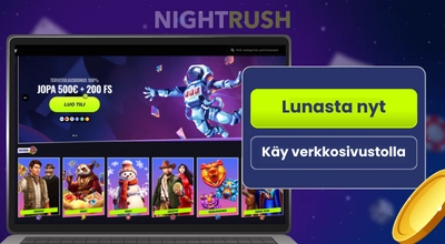 Kannettava näyttää Lunubet-kasinotarjouksen astronautilla ja tekstin Lunasta nyt.