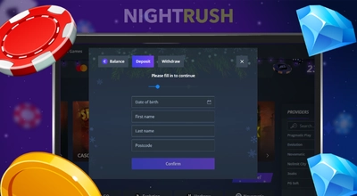 Jet Casinon rekisteröitymisnäyttö