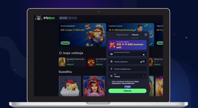 Pitbet Casinon rekisteröityminen