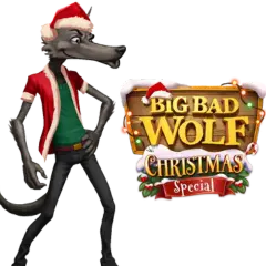 Big Bad Wolf Christmas Special -otsikko, jossa on susi-kuvitus.