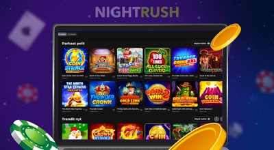 Winaura Casinon pelisivu.