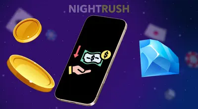 Rahansiirtokuvake älypuhelimen näytöllä.