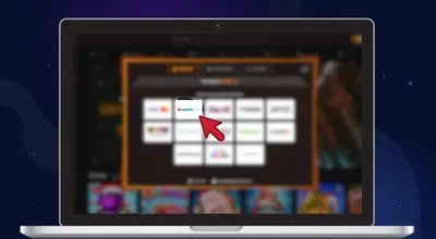 PaysafeCard kasinon talletusnäytöllä