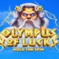 Olympus of Luck -pelin kuvake, jossa Zeus-hahmo.
