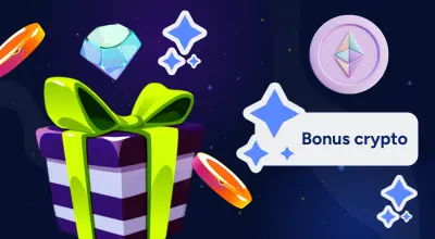 Bonus crypto avec un paquet cadeau