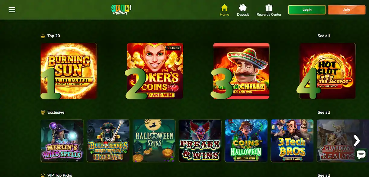 Ludothèque des jeux Spin Willion