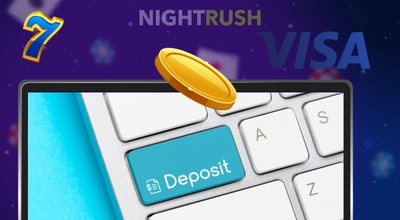 Bannière avec le logo Visa et une image de dépôt