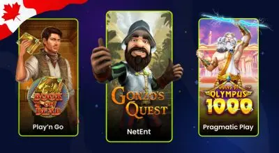 Jeux de casino en ligne proposés par Play’n GO, NetEnt et Pragmatic Play