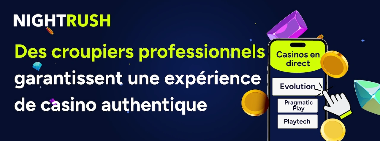 Meilleurs casinos en direct avec croupiers live au Canada.