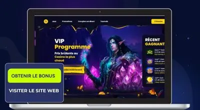 Page d’accueil du casino Slotsgem