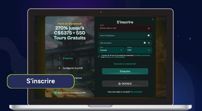Formulaire d’inscription au casino en ligne Spinzen pour créer un compte joueur.