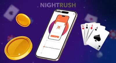 Un téléphone affiche le processus de paiement Boku, entouré de pièces d’or et de cartes à jouer.