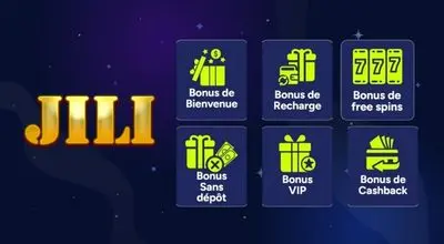 Présentation des différents bonus NightRush disponibles pour les jeux JILI Games