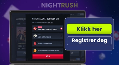 Mafia Casino sitt registreringsskjema.