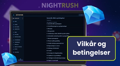 Millioner Casino vilkår og betingelser