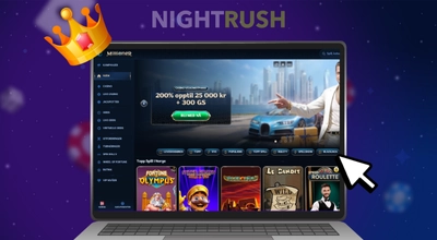 Millioner Casino hjemmeside-skjerm