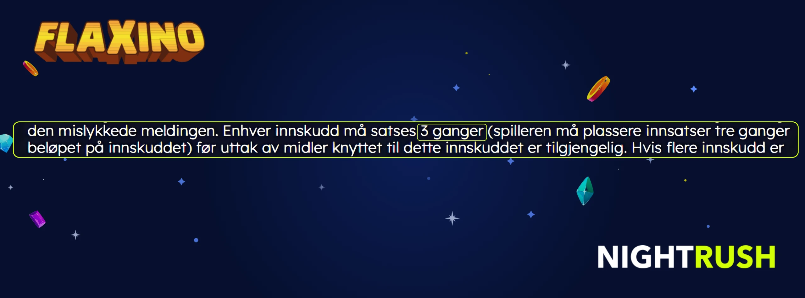 Flaxino Casino uttaksfrist