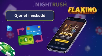 Flaxino Casino innskudd av penger